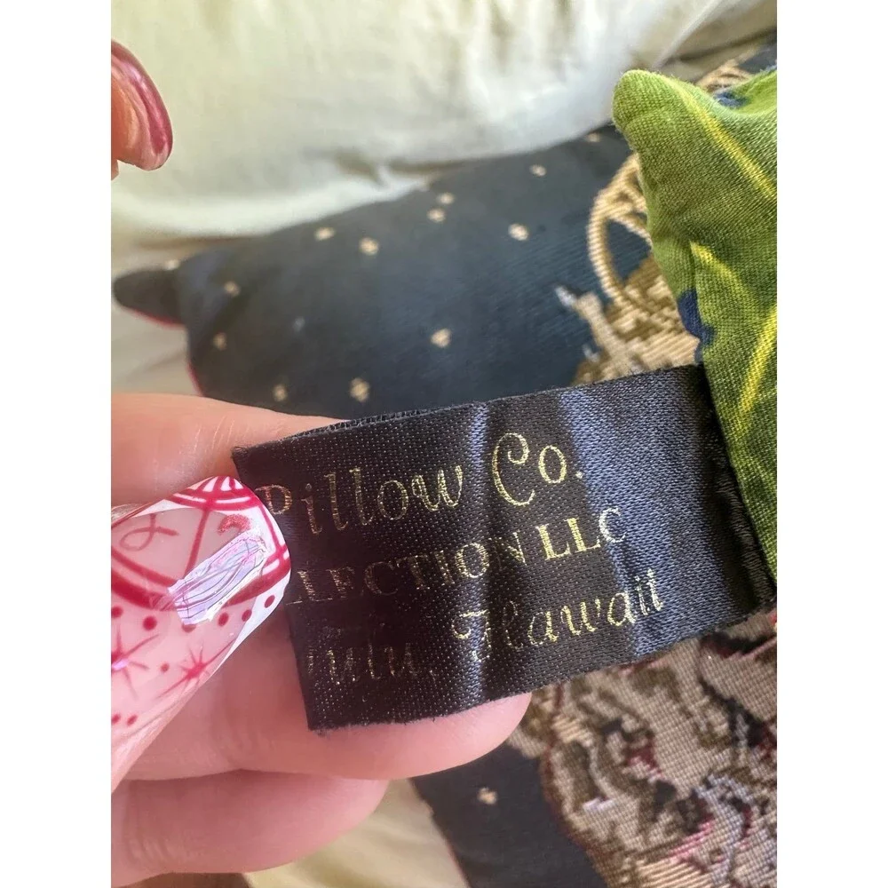 Hawaiian Pillow Co. The Olivia Collection Woodie Wagon Surfboards Floral Pillow